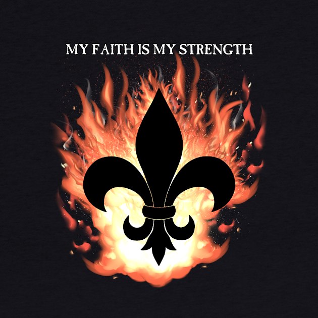 Flaming Fleur de lis Strength! by SimonBreeze